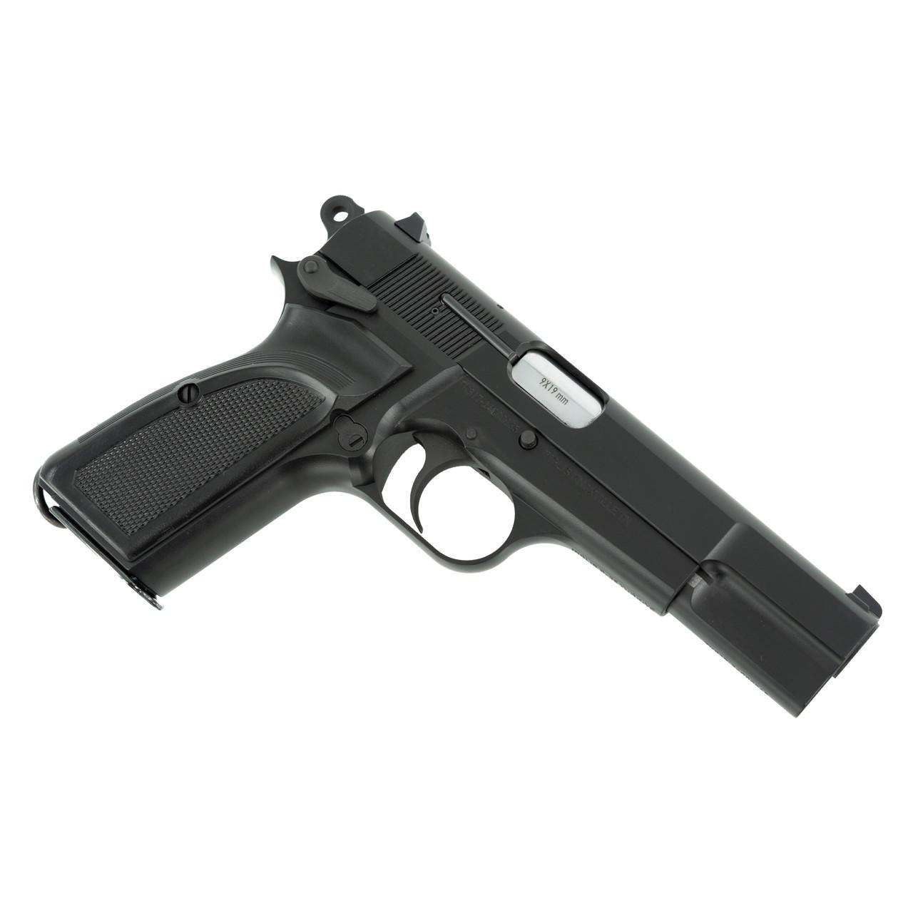 SDS Imports Inglis L9A1 Hi-Power Handgun 9mm Luger 15rd Magazines(2) 4.7'' Barrel Black Chromate Finish Picture of SDS Arms Inglis L9A1 Hi-Power 9MM 4.7'' Barrel Black Chromate Finish 2-15rnd Mags