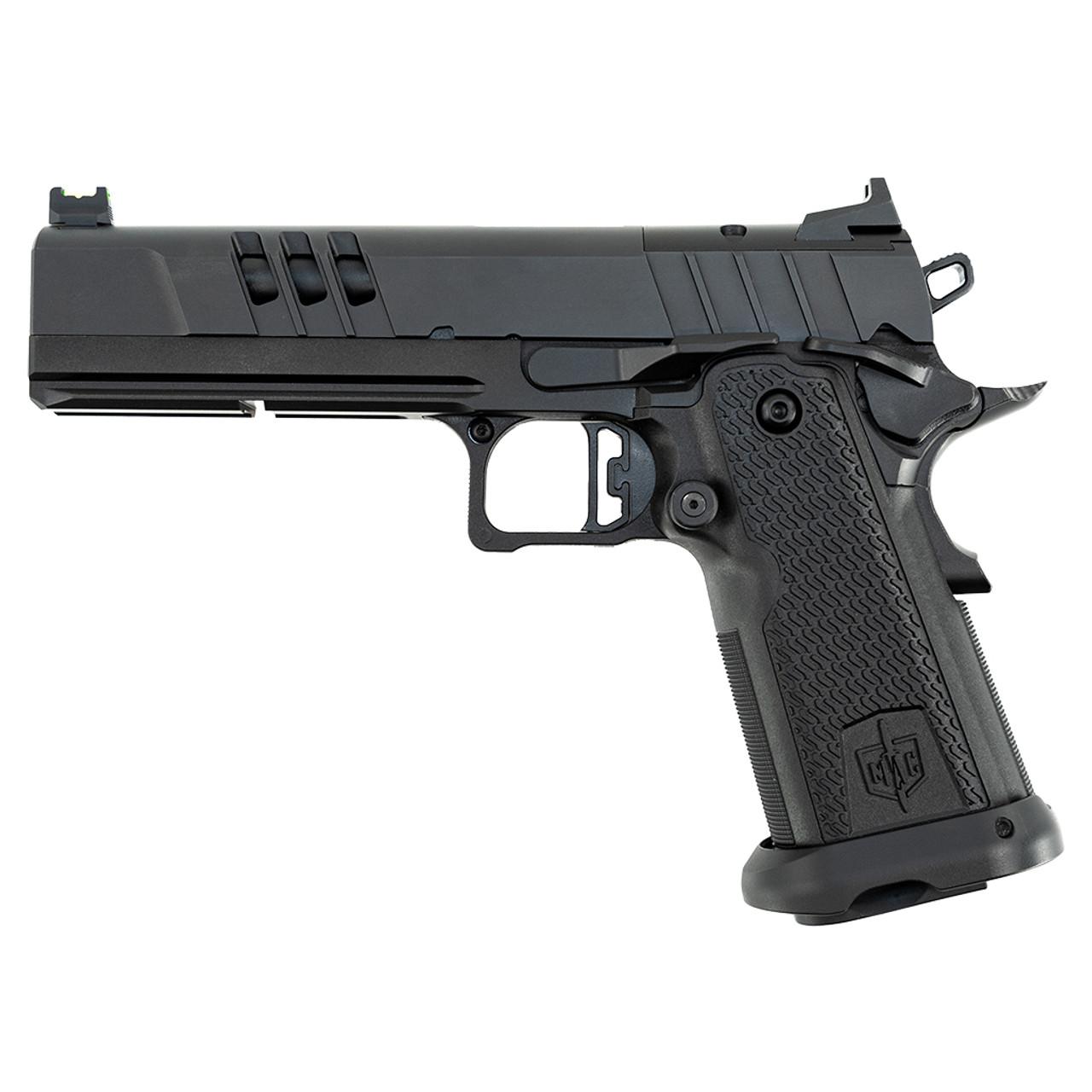 SDS MAC 9 DS-D Handgun 9mm Luger  17rd Magazines(2) 5'' Barrel  AOS Optic Plate Black Picture of SDS Arms MAC 9 DS-D 9MM PISTOL 5'' BBL 2-17RD MAGS BLACK