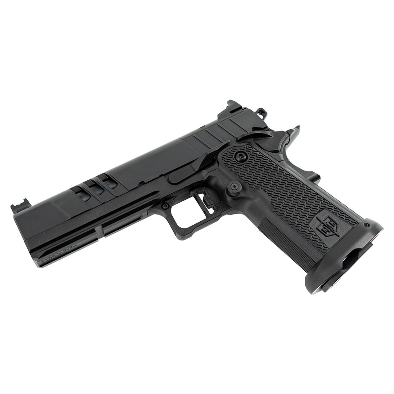 SDS MAC 9 DS-D Handgun 9mm Luger  17rd Magazines(2) 5'' Barrel  AOS Optic Plate Black Picture of SDS Arms MAC 9 DS-D 9MM PISTOL 5'' BBL 2-17RD MAGS BLACK