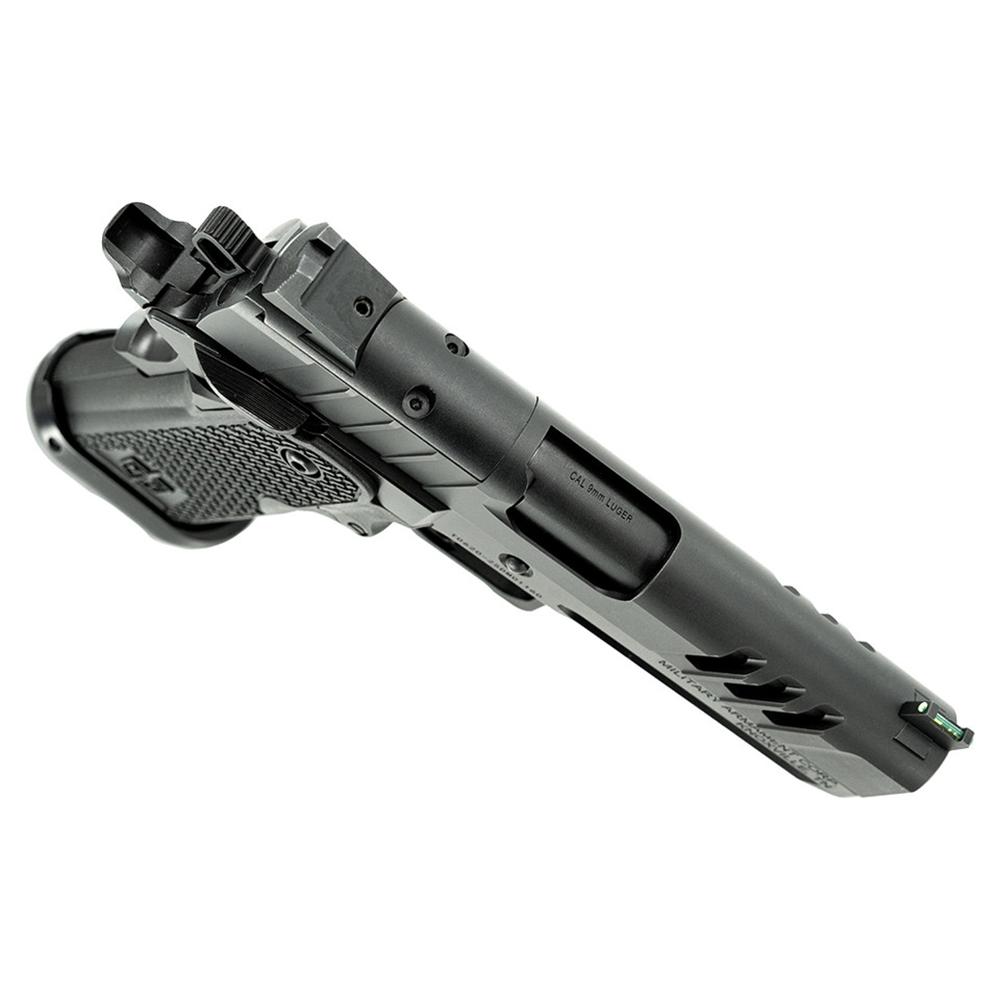 SDS Imports MAC 9 Handgun 9mm Luger 17rd Magazines (2) 4.25" Barrel Black Picture of SDS Arms MAC 9 DS 9MM PISTOL 5'' BBL 2-17RD MAGS BLACK
