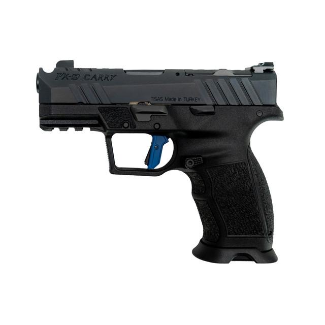 SDS Arms Tisas PX-9 Carry Comp Handgun 9mm Luger 18(1)&20(1)rd Magazines 3.5'' Barrel Black Picture of SDS Arms Tisas PX-9 Carry Raptor Comp 9mm 3.5'' Hand Gun BLK 2 Mags 18RD/20RD