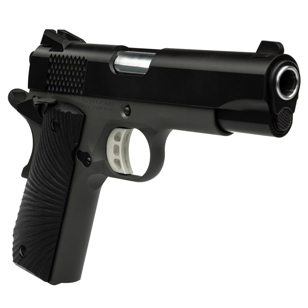SDS Imports Tisas 1911 Stingray Carry B45BA Pistol .45 ACP 7rd Magazines (2) 4.25'' Barrel Cerekote Finish Picture of SDS Arms 45ACP 4.25" 1911 Ed Brown Bobtail Cerakote Black Enhanced Features Skeleton