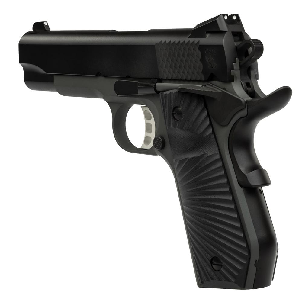 SDS Imports Tisas 1911 Stingray Carry B45BA Pistol .45 ACP 7rd Magazines (2) 4.25'' Barrel Cerekote Finish Picture of SDS Arms 45ACP 4.25" 1911 Ed Brown Bobtail Cerakote Black Enhanced Features Skeleton