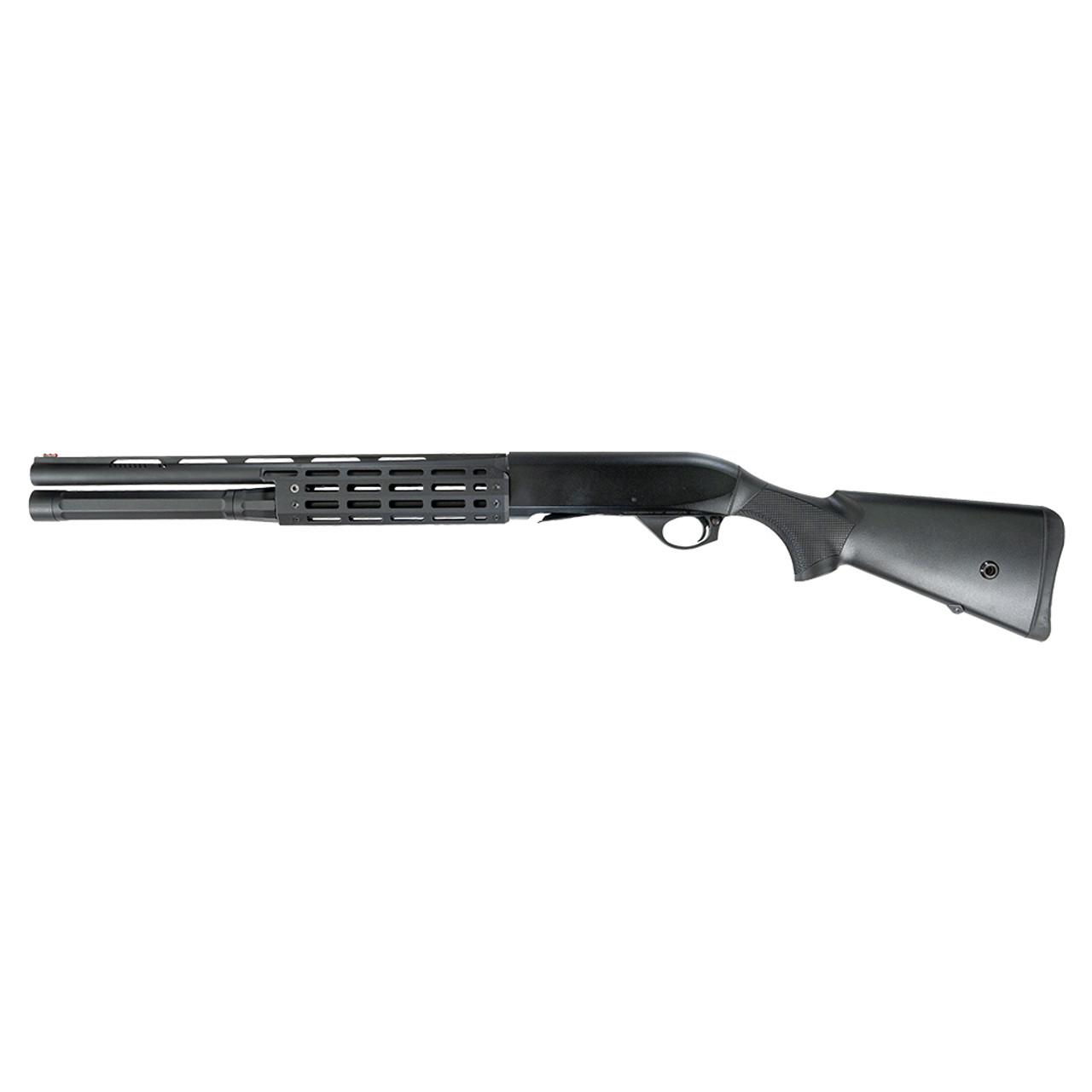 SDs MAC Agency Tradesman Shotgun 12ga 3" Chamber 5rd Capacity 18.5" Barrel Ghost Ring Sight Picture of SDS Arms AGENCY TRADESMAN MAC 2 12-Gauge Blk Semi-Auto
