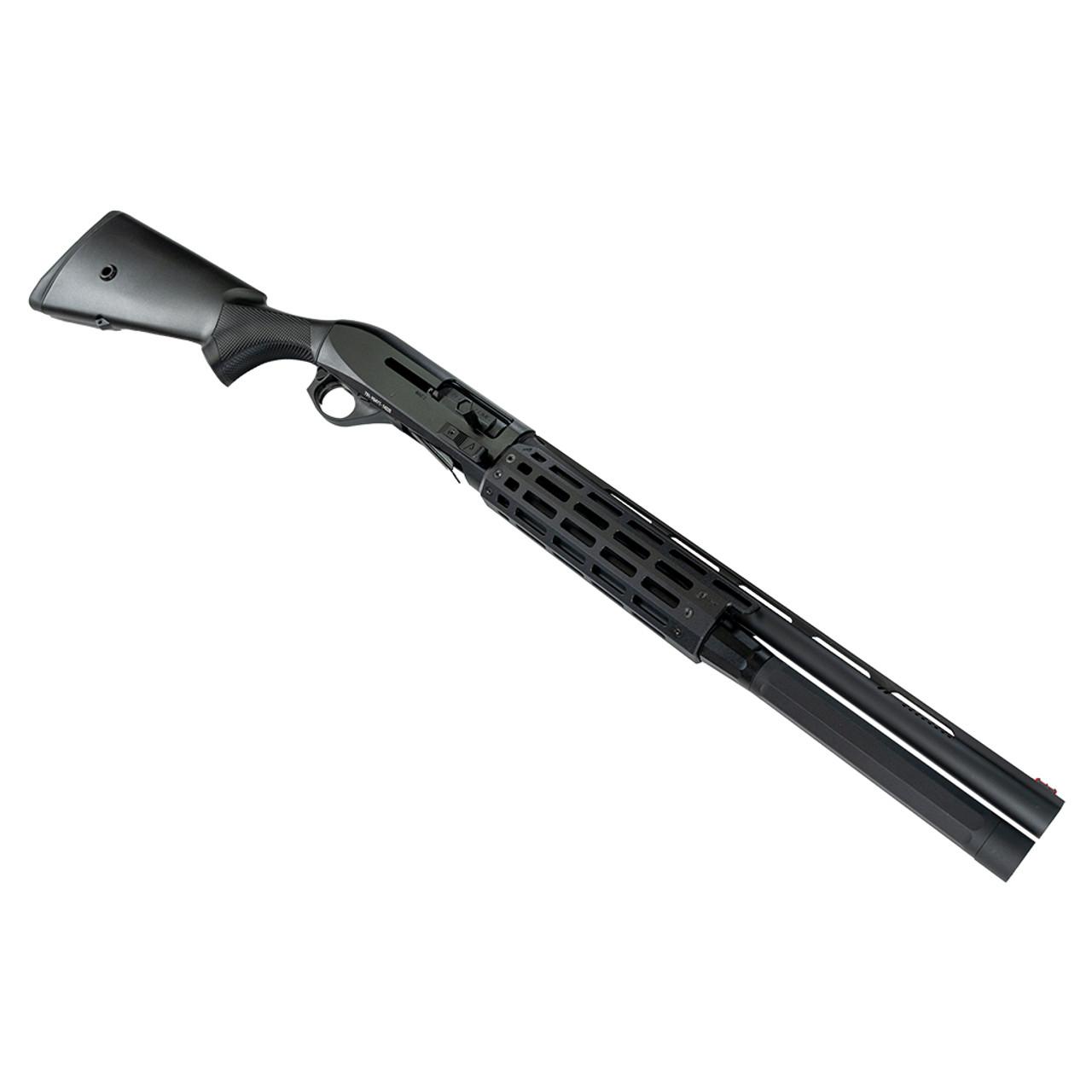SDs MAC Agency Tradesman Shotgun 12ga 3" Chamber 5rd Capacity 18.5" Barrel Ghost Ring Sight Picture of SDS Arms AGENCY TRADESMAN MAC 2 12-Gauge Blk Semi-Auto