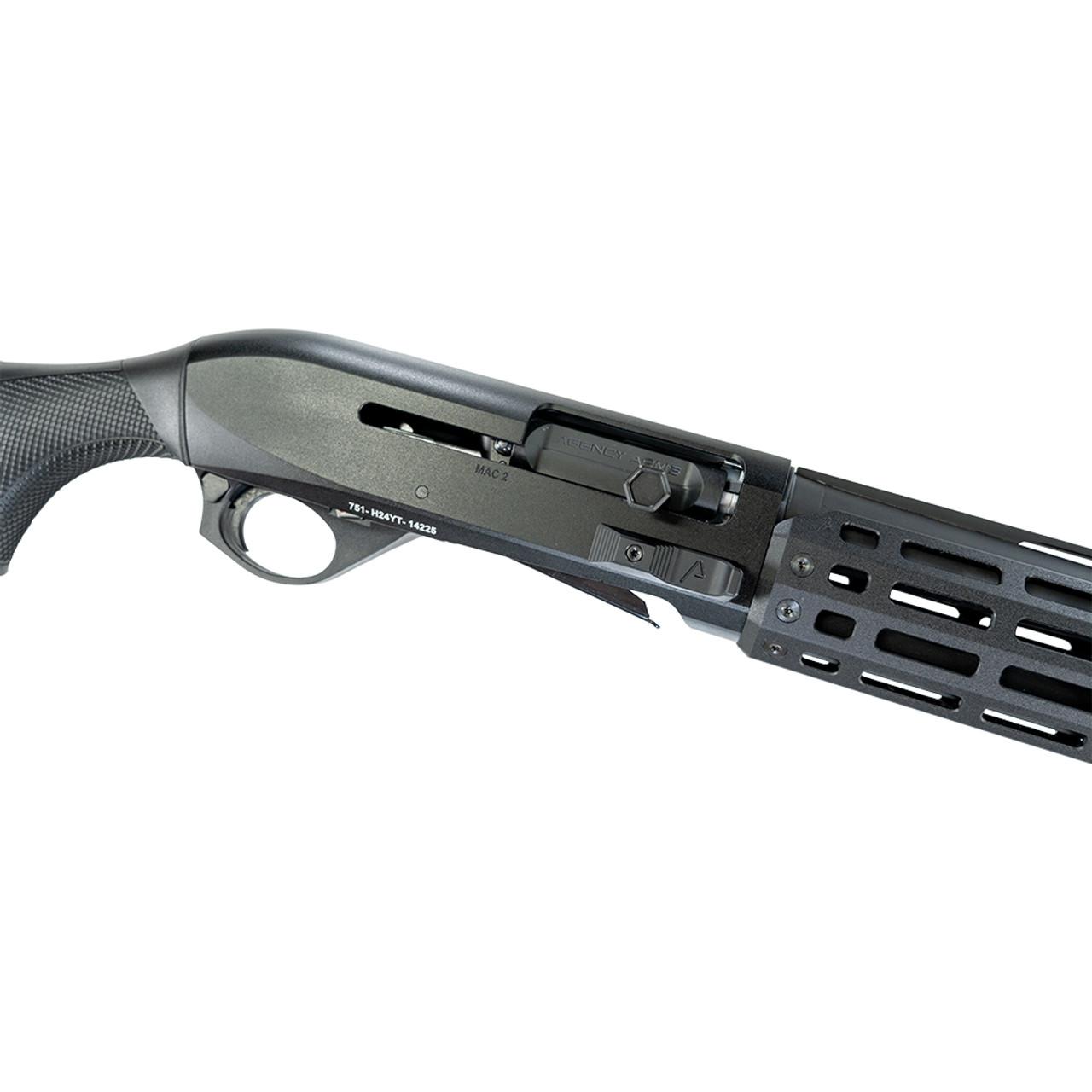 SDs MAC Agency Tradesman Shotgun 12ga 3" Chamber 5rd Capacity 18.5" Barrel Ghost Ring Sight Picture of SDS Arms AGENCY TRADESMAN MAC 2 12-Gauge Blk Semi-Auto