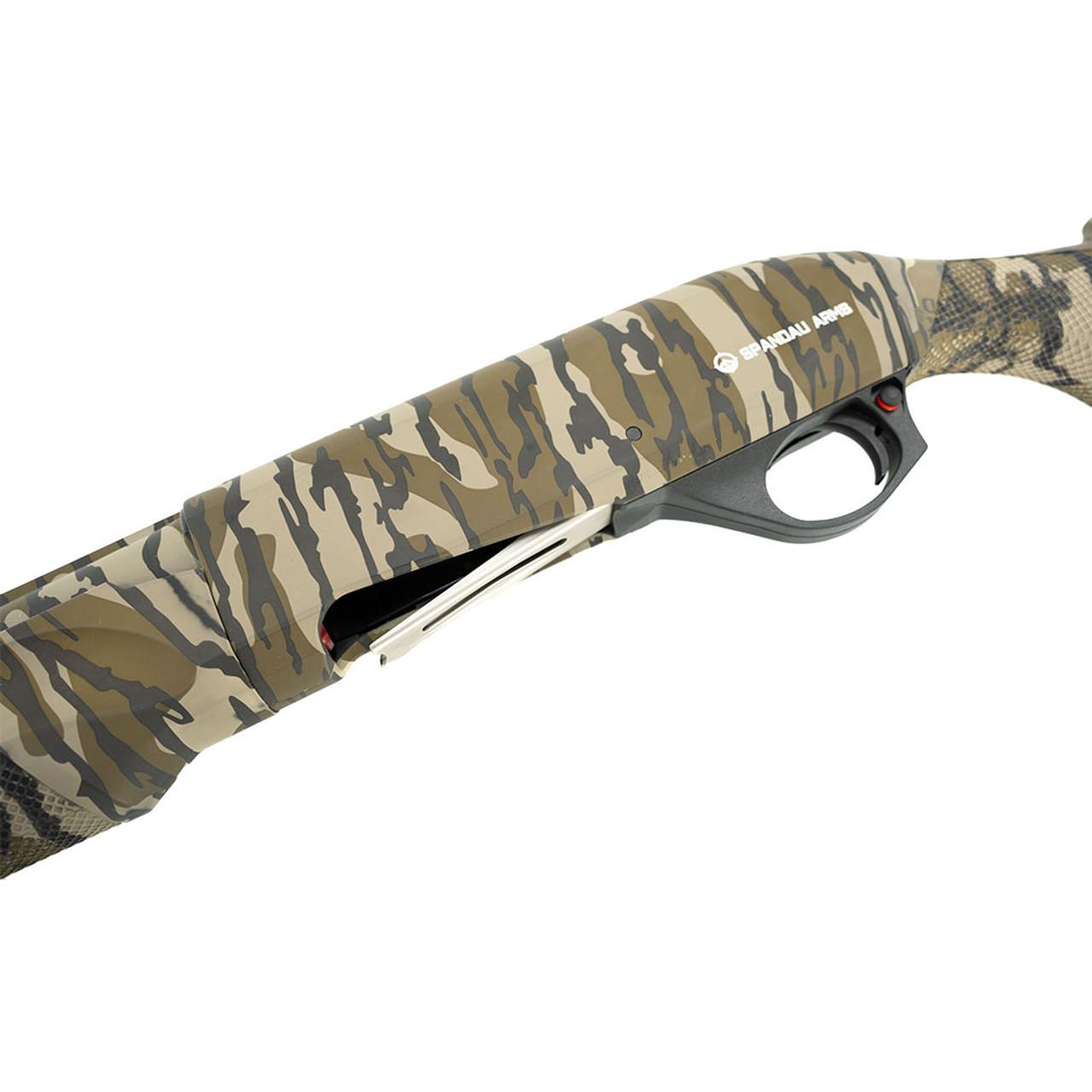 SDS Spandau S2 Mossy Oak Bottomland Shotgun 12ga 3" Chamber 4rd Capacity 24" Barrel  Front Bead Sight Picture of SDS Arms SPANDAU S2 24'' MO BL 24'' Barrel 12-Ga 3-Gun Enh MossyOak Bottomland