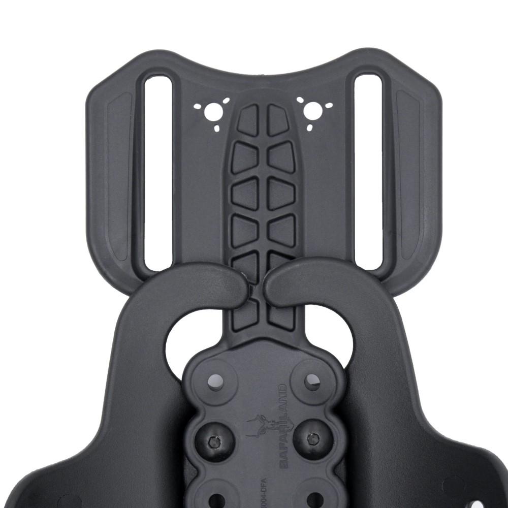 Safariland 6004-25 Single Strap Leg Shroud with DFA Black Picture of Safariland / Safariland 6004 SNG LEG STRP W/DFA BLK