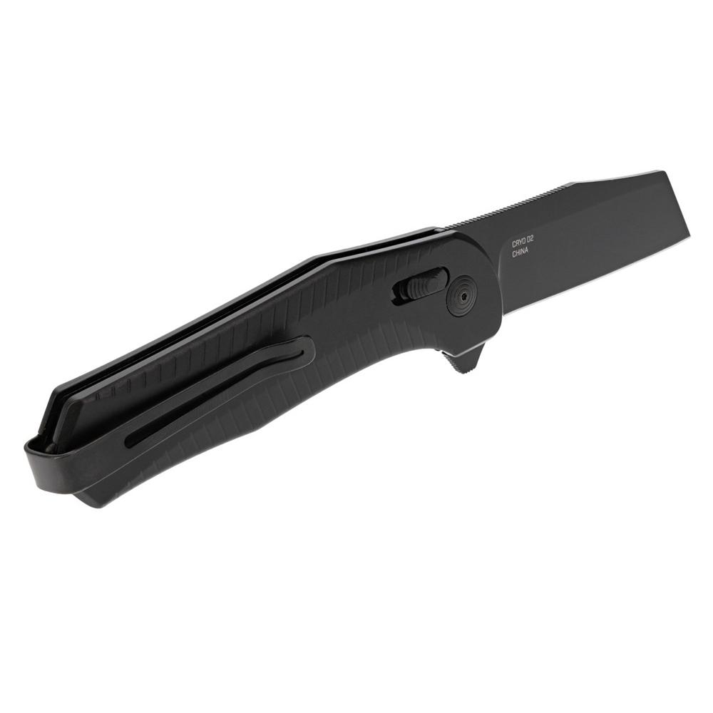 SOG Knives Diverge XR Folding Knife 3" Sheepsfoot Blade Black Blister Pack Picture of Sog Specialty Knives Inc. SOG KNIFE 2.9in Blade DIVERGE XR / BLACK + BLACK / BLISTER PACK FOLDING