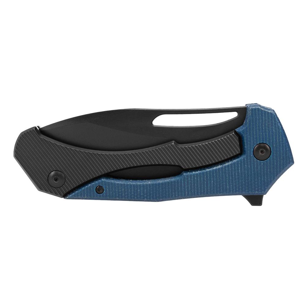 SOG Knives Bulwark FLK Folding Knife 3" Drop Point Blade Blue Presentation Box Picture of Sog Specialty Knives Inc. SOG KNIFE 3.4in Blade BULWARK FL / BLUE + SATIN / PRESENTATION BOX FOLDING