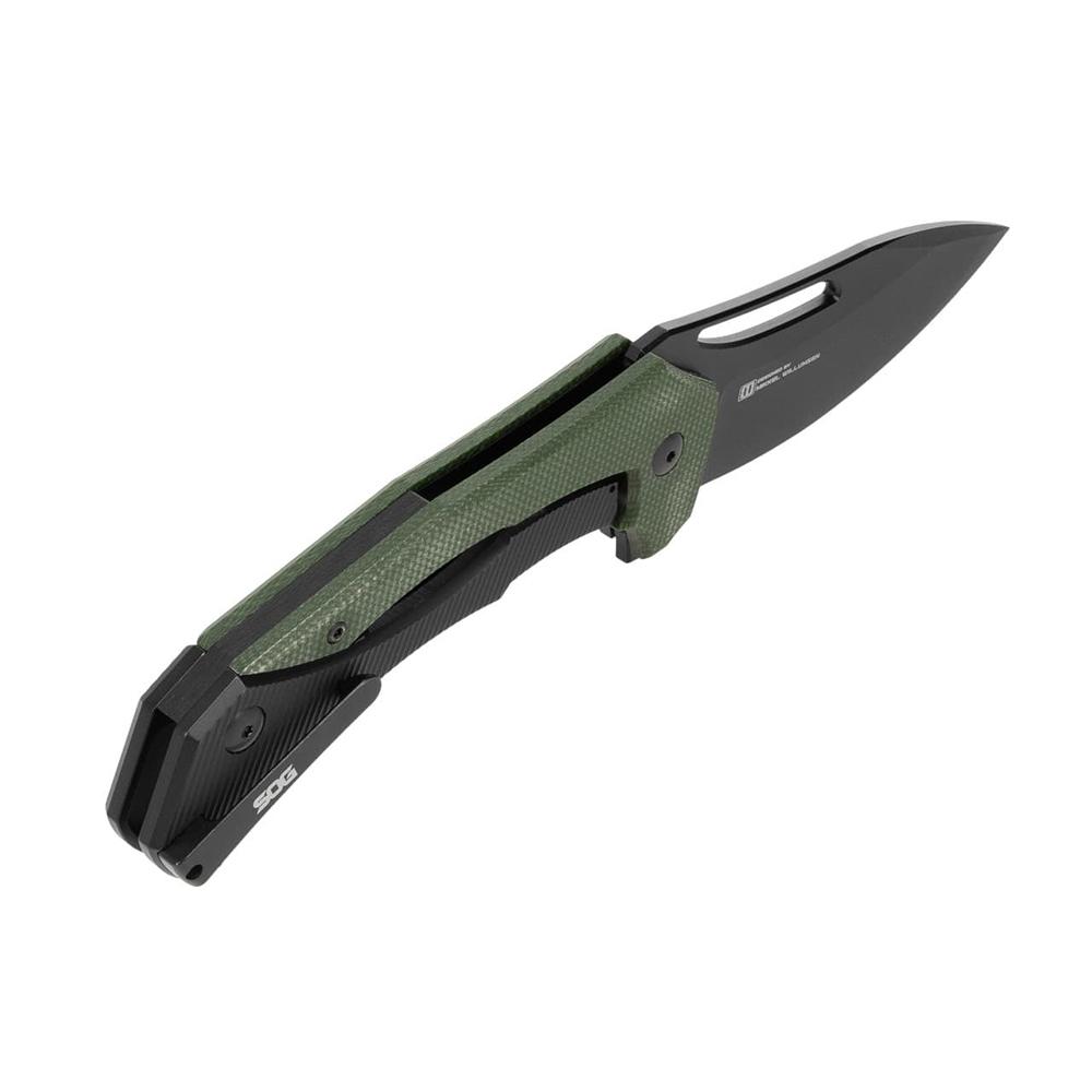 SOG Knives Bulwark FLK Folding Knife 3" Drop Point Blade OD Green Presentation Box Picture of Sog Specialty Knives Inc. SOG KNIFE 3.7in Blade BULWARK FL / OD GREEN/SATIN PRESENTATION BOX FOLDING