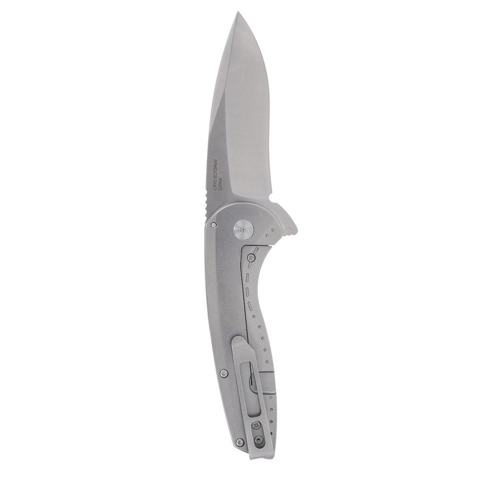 SOG Knives Aegis FLK 2.0 Folding Knife 3-1/4" Drop Point Blade Silver Blister Picture of Sog Specialty Knives Inc. SOG AEGIS FLK 2.0 3.5'' DROP POINT BLADE BLISTER PACK STONEWASH
