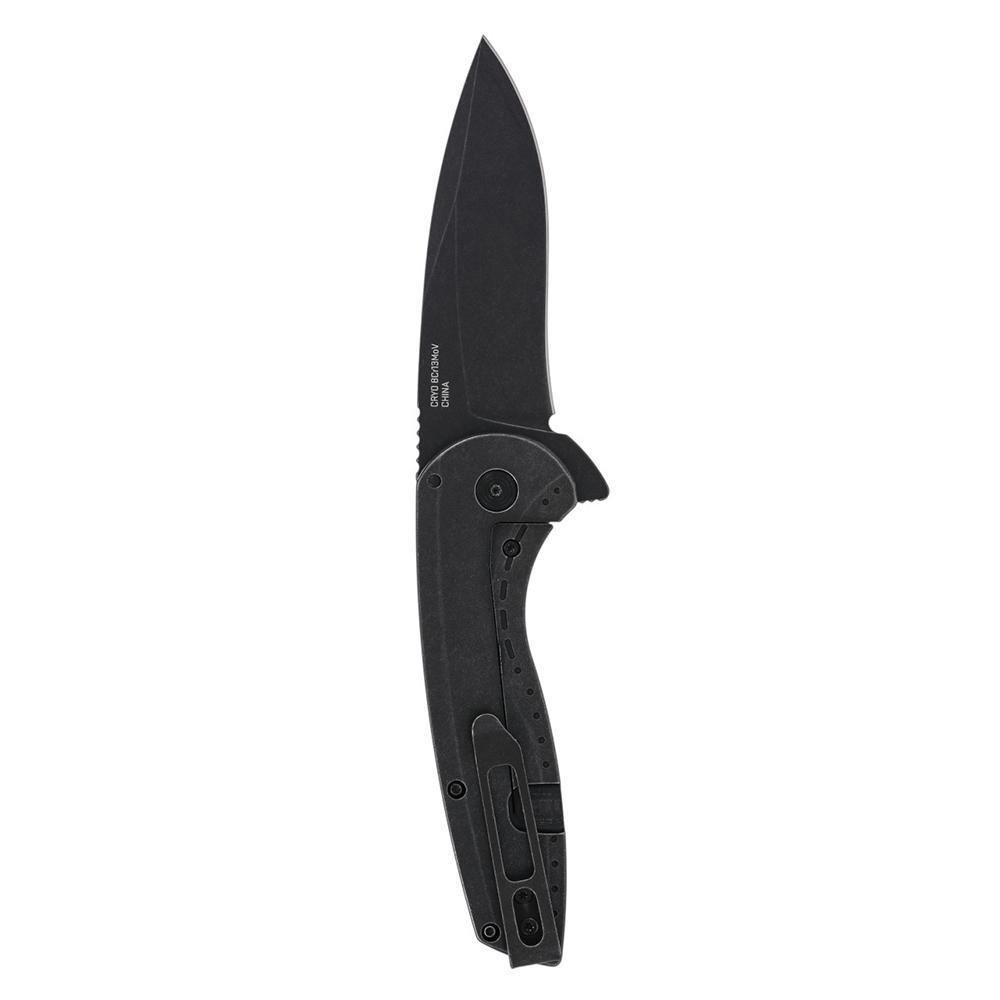 SOG Knives Aegis FLK 2.0 Folding Knife 3-1/4" Drop Point Blade Black Blister Picture of Sog Specialty Knives Inc. SOG AEGIS FLK 2.0 3.5'' DROP POINT BLADE BLISTER PACK BLACK STONEWASH