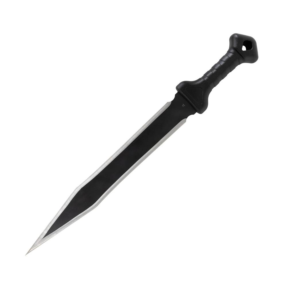 SOG Phantom Strike I Machete Fixed Knife 17-3/5" Spear Point Blade Black Picture of Sog Specialty Knives Inc. SOG PHANTOM STRIKE MACHETE / HQ EDITION / 17.6'' BLACK OXIDE BLADE