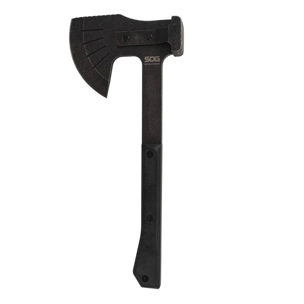 SOG Knives Bushcraft Hatchet 4-1/4" Blade Black Picture of Sog Specialty Knives Inc. SOG TACTICAL BUSHCRAFT HATCHET