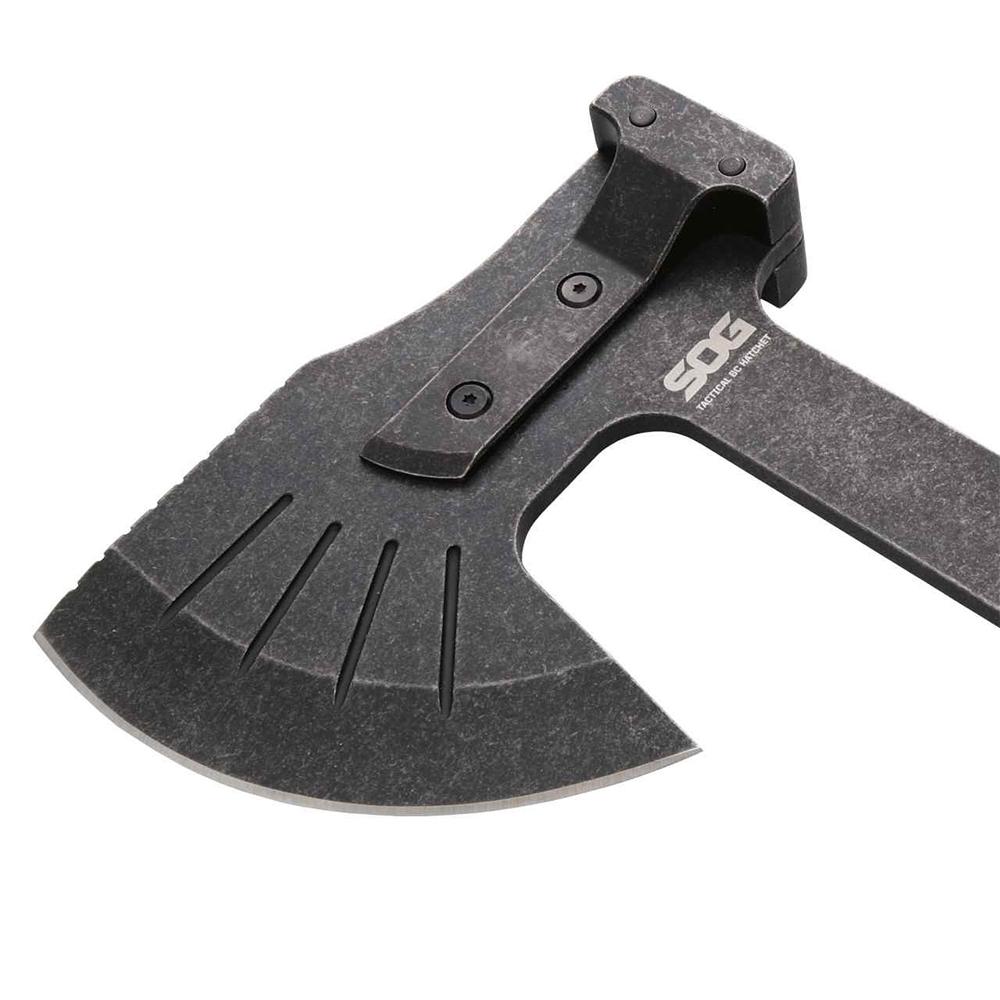 SOG Knives Bushcraft Hatchet 4-1/4" Blade Black Picture of Sog Specialty Knives Inc. SOG TACTICAL BUSHCRAFT HATCHET