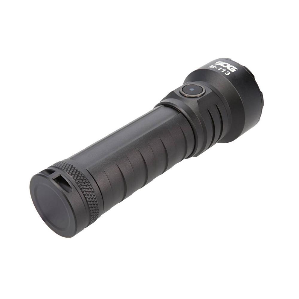 SOG Knives M-113 Flashlight 4000 Lumens Black Picture of Sog Specialty Knives Inc. SOG M-113 FLASHLIGHT 4000L