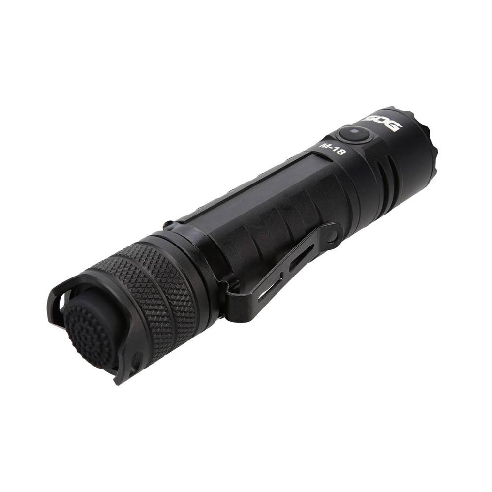 SOG Knives M-18 Flashlight 1900 Lumens Black Picture of Sog Specialty Knives Inc. SOG M-18 FLASHLIGHT 1900L