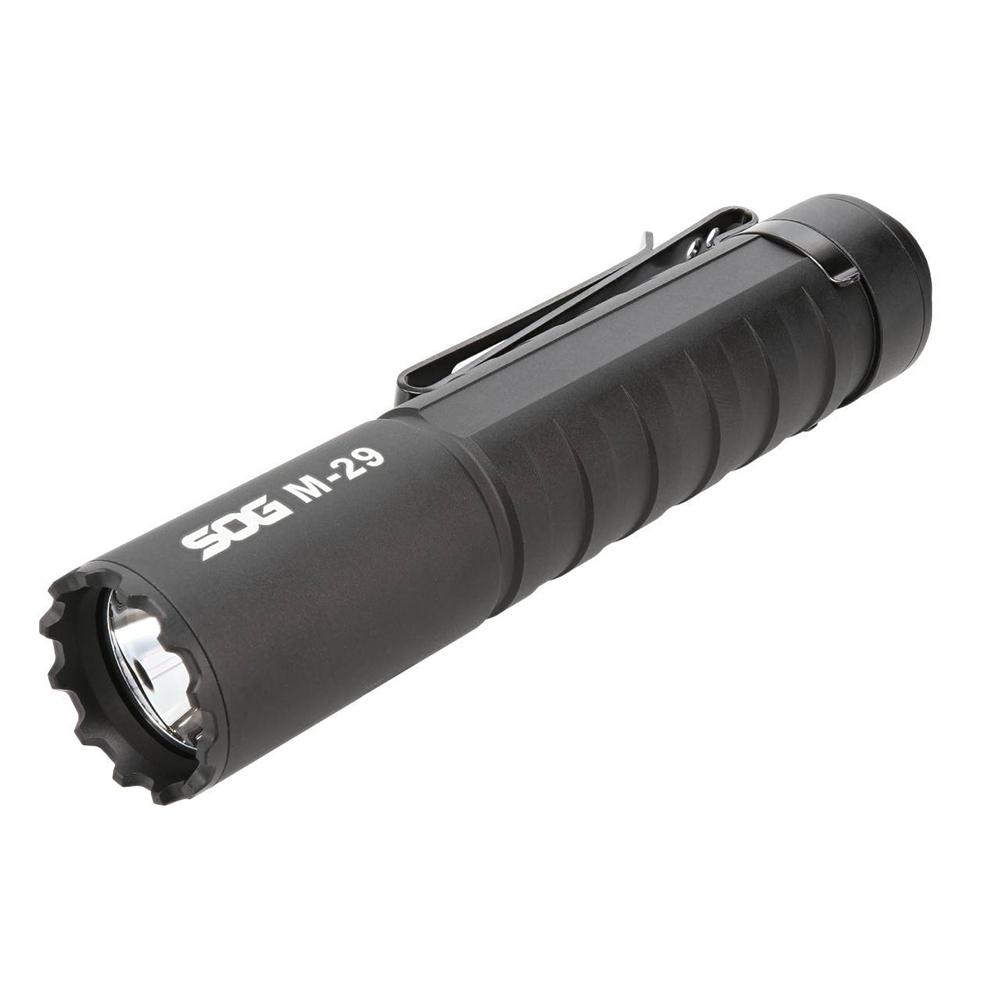 SOG Knives M-29 Flashlight 2000 Lumens Black Picture of Sog Specialty Knives Inc. SOG M-29 FLASHLIGHT 2000L