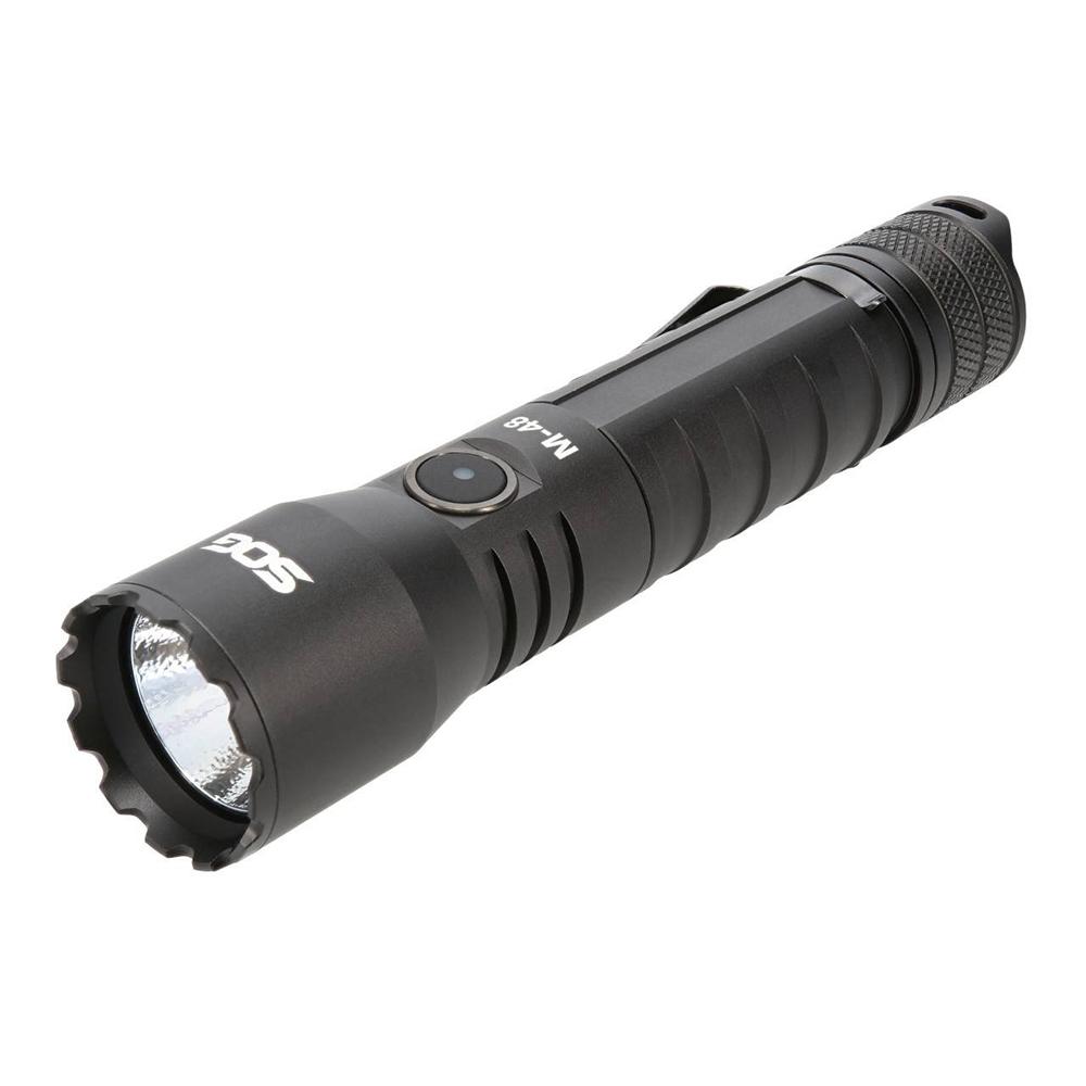 SOG Knives M-48 Flashlight 2500 Lumens Black Picture of Sog Specialty Knives Inc. SOG M-48 FLASHLIGHT 2500L