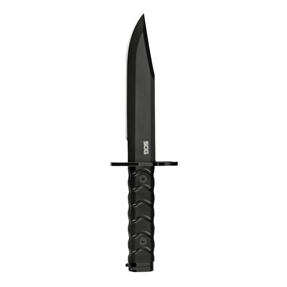 SOG Knives BAR15C Clip Point Bayonet Fixed Knife 7-1/10" Clip Point Blade Black Box Picture of Sog Specialty Knives Inc. SOG BAR15D 6'' BLADE BOX