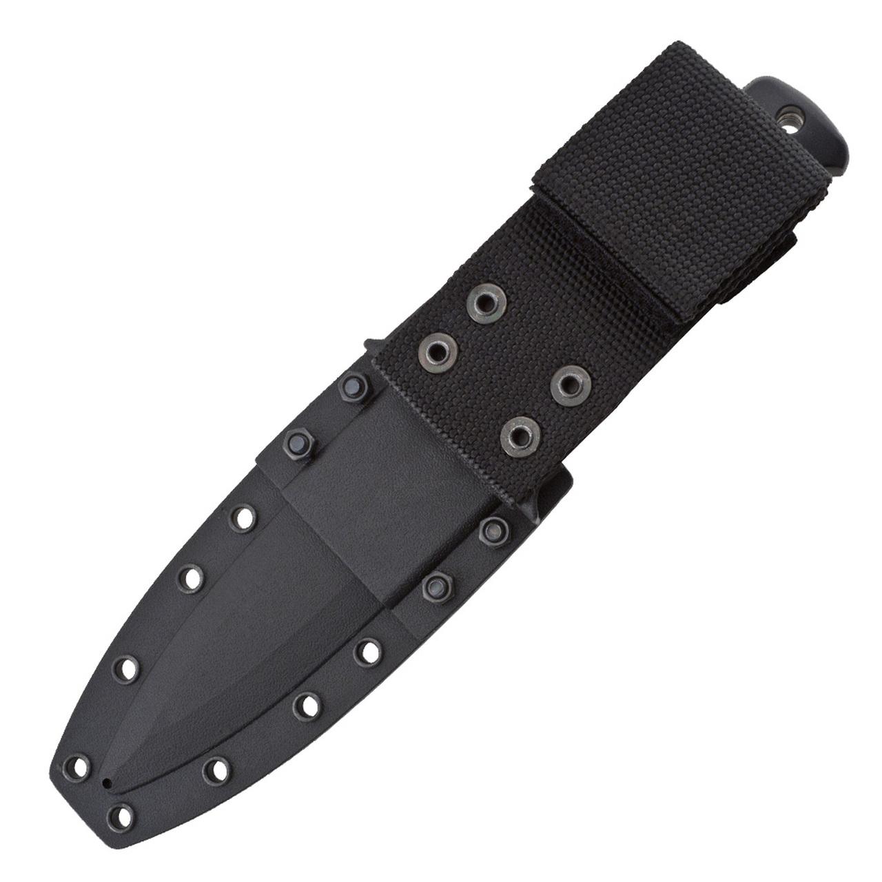 SOG SEAL Pup Elite Knife 4.85" Partially Serrated Blade Black with Nylon Sheath Picture of Sog Specialty Knives Inc. SEAL PUP ELITE - KYDEX SHEATH - BLACK TINI- PARTIALLY SERRATED