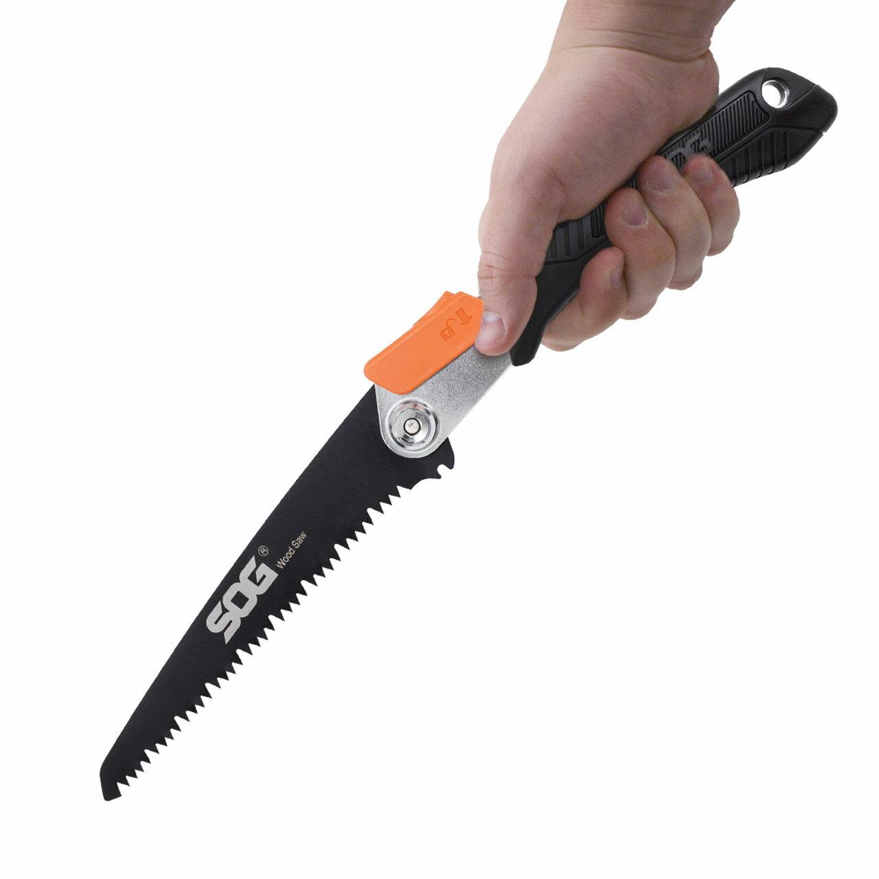 SOG Folding Saw Wood Saw Blade 8.25" Blade Black Picture of Sog Specialty Knives Inc. FOLDING SAW