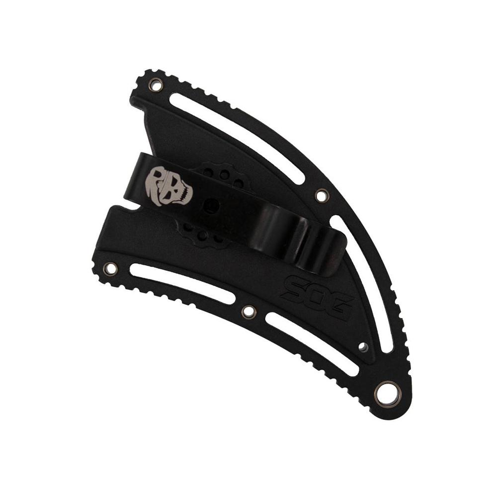 SOG Gambit Blackout Fixed Knife 2-3/5" Sheepsfoot Blade Black Picture of Sog Specialty Knives Inc. SOG GAMBIT 2.58'' SHEEPSFOOT BLADE BLISTER PACK
