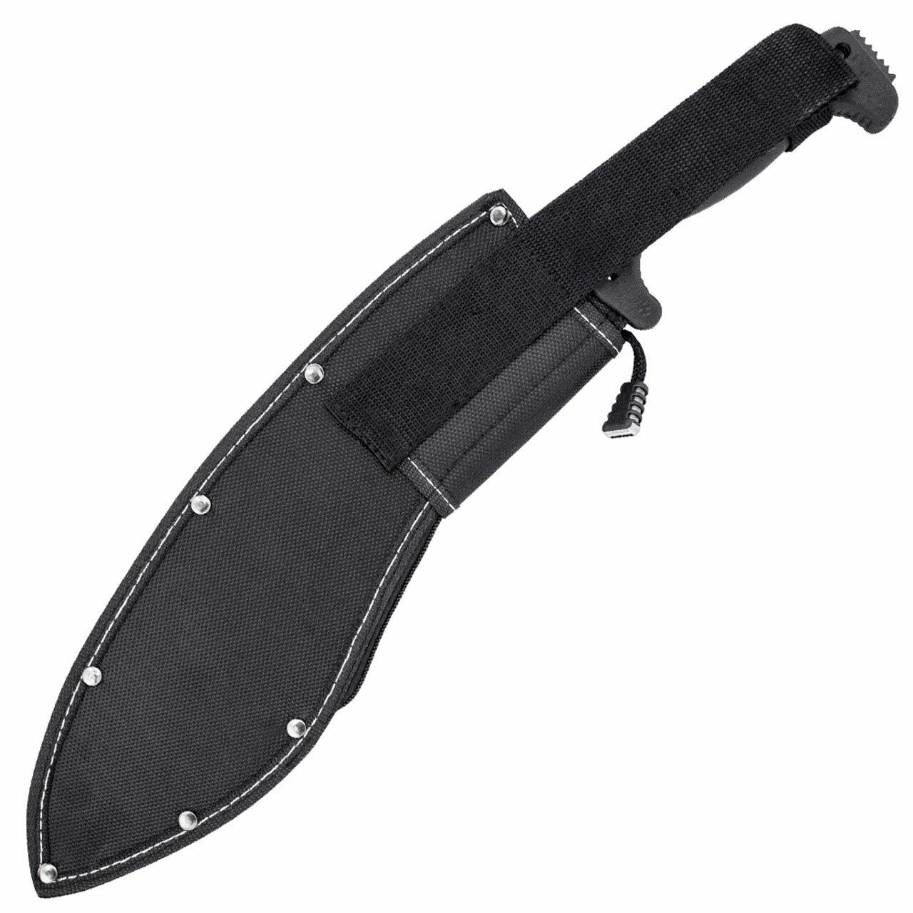 SOG SOGfari Kukri Machete 12" Blade Black Picture of Sog Specialty Knives Inc. SOGFARI KUKRI MACHETE