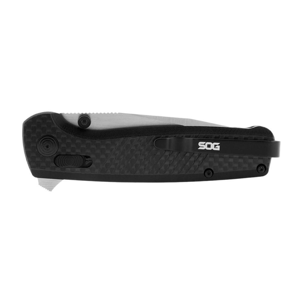 SOG Terminus XR Folding Knife 3" Clip Point Blade Black Picture of Sog Specialty Knives Inc. SOG TERMINUS XR - S35VN FOLDING KNIFE 7.21in BLADE (4.26in FOLDED)