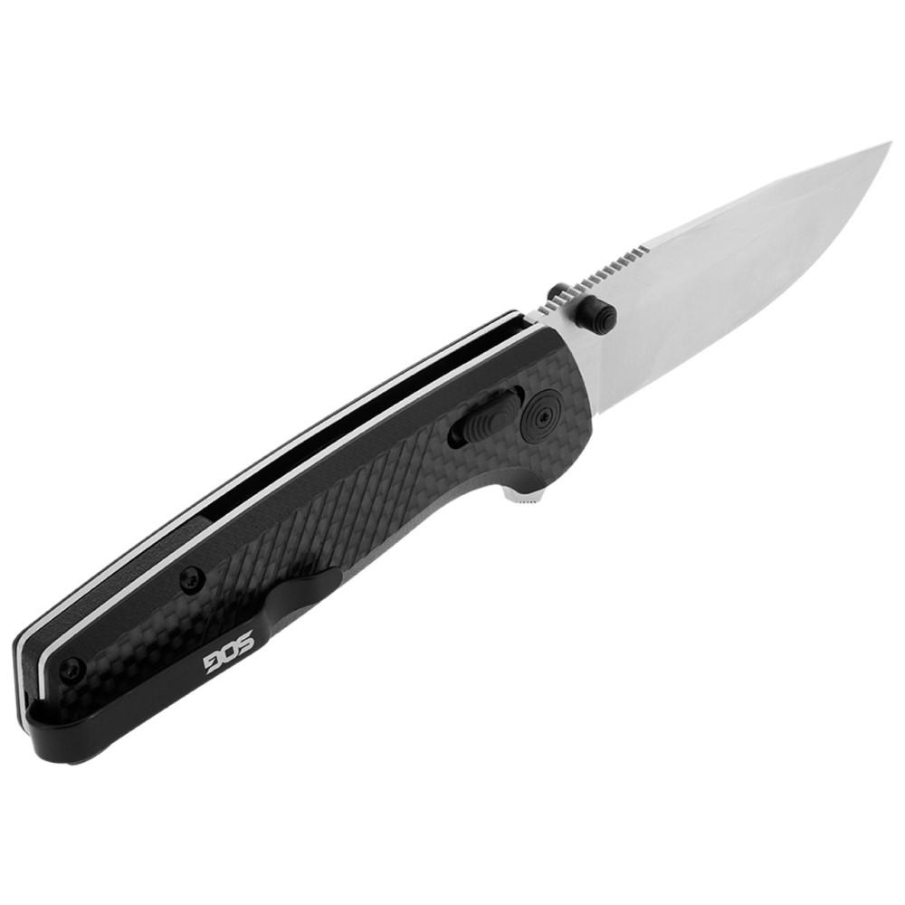 SOG Terminus XR Folding Knife 3" Clip Point Blade Black Picture of Sog Specialty Knives Inc. SOG TERMINUS XR - S35VN FOLDING KNIFE 7.21in BLADE (4.26in FOLDED)