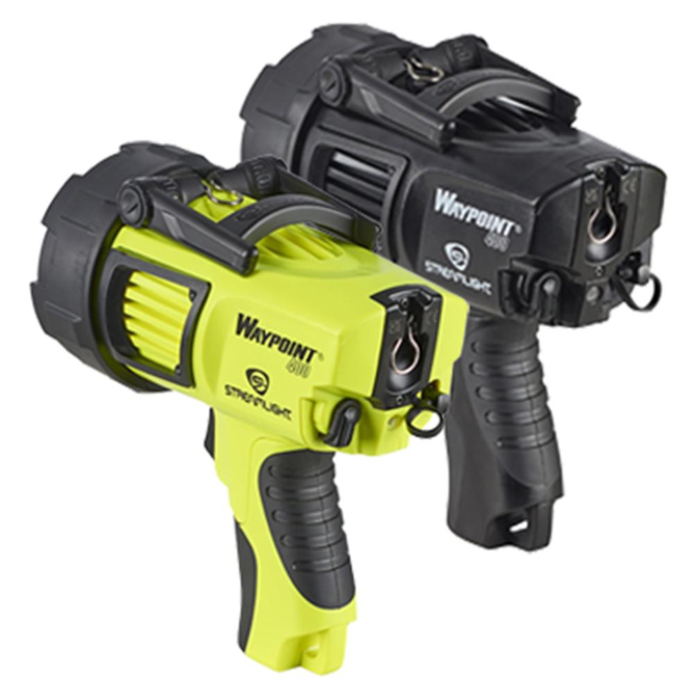 Streamlight Waypoint 400 Rechargeable Spotlight 1400 Lumens Yellow Picture of Streamlight Waypoint 400 - 120V AC - Box - Yellow