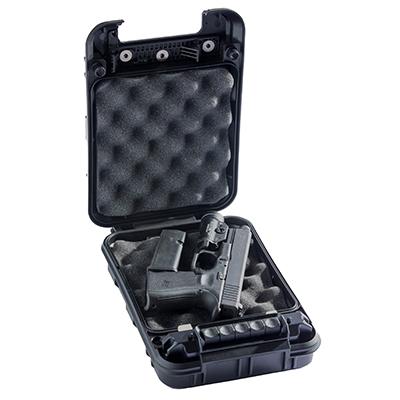 Streamlight Speedlocker Gun Safe for One Handgun Black Picture of Streamlight SpeedLocker - Includes padlock with (3) keys and Allen key - Black