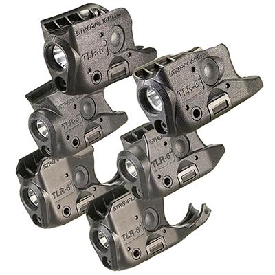 Streamlight TLR-6 SA Hellcat Tactical Gun Light Black 100 Lumens Red Laser Picture of Streamlight TLR-6 SA Hellcat with white LED and red laser - Black