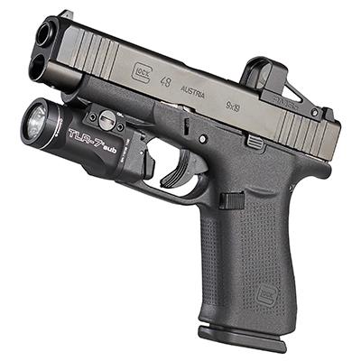 Streamlight TLR-7 Glock Sub Ultra-Compact Tactical Gun Light Black 500 Lumens Picture of Streamlight TLR-7 sub GL 43X/48 RAIL - Black