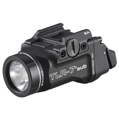 Streamlight TLR-7 1913 Sub Ultra-Compact Tactical Weapon Light Black 500 Lumens Picture of Streamlight TLR-7 sub 1913 short models - Black