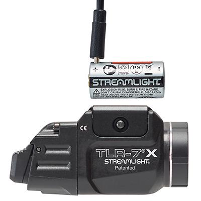 Streamlight TLR-7 X USB Weapon Light with Paddle Switches Key Kit and Battery Black Picture of Streamlight TLR-7 X USB Incl key kit/high/low paddle switch/recharge battery & USBC Blk