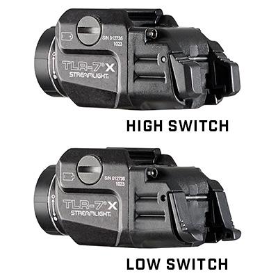 Streamlight TLR-7 X USB Weapon Light with Paddle Switches Key Kit and Battery Black Picture of Streamlight TLR-7 X USB Incl key kit/high/low paddle switch/recharge battery & USBC Blk