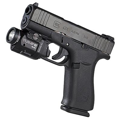 Streamlight TLR-8 G Sub Gun Light with Green Laser for Glock 43/48 MOS Picture of Streamlight TLR-8 G Sub for Glock43/48mos/rail incl-mount kit-H/L Switch CR123A Battery
