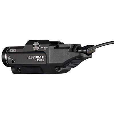 Streamlight TLR RM 2 Laser Rail Mounted Tactical Lighting System Black 1000 Lumens Picture of Streamlight TLR RM 2 Laser - System includes remote pressure switch - Black