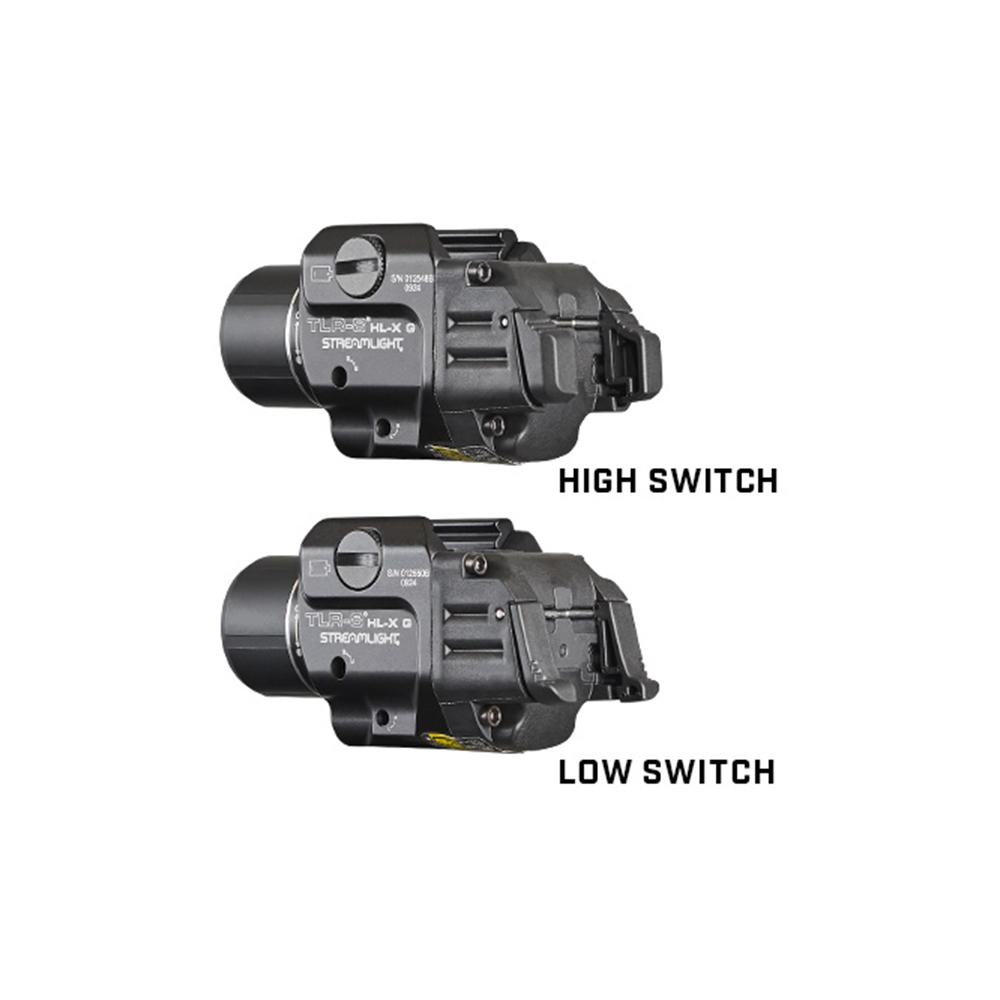 Streamlight TLR-8 HL-X Green Handgun Weapon Light 1000 Lumens Black with SL-B9 Rechargeable Battery Picture of Streamlight Streamlight TLR-8 HL-X G USB w/high-low switch (1) SL-B9 battery pack USB