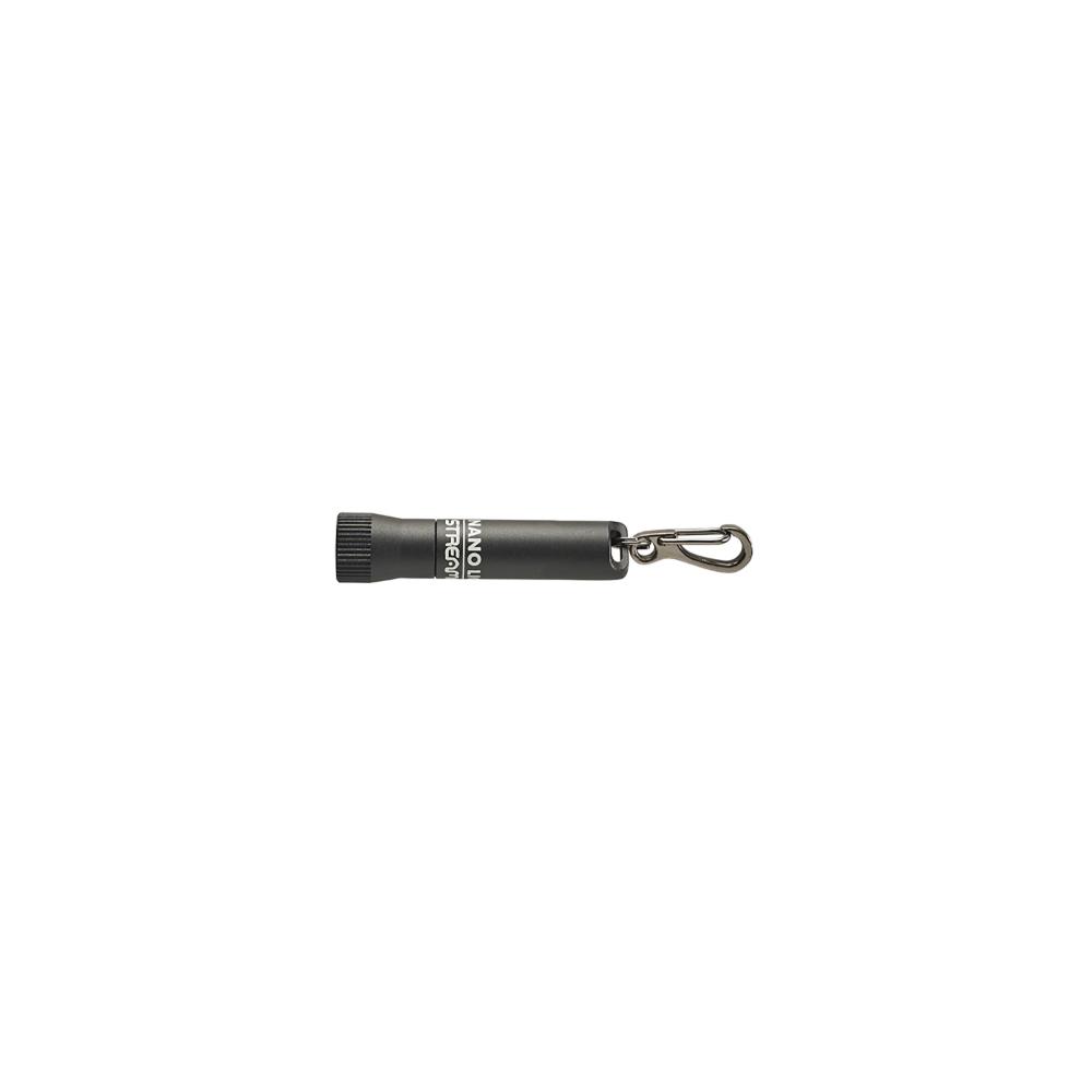 Streamlight Nano Light II Flashlight 20 Lumens Black Picture of Streamlight Streamlight Nano Light II - Includes (1) AAAA alkaline battery - Black