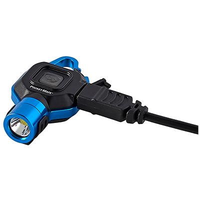 Streamlight Pocket Mate Key Chain Flashlight Blue with USB Cord Box Picture of Streamlight Streamlight Key Chain Light Pocket Mate with USB Cord - Box - Blue