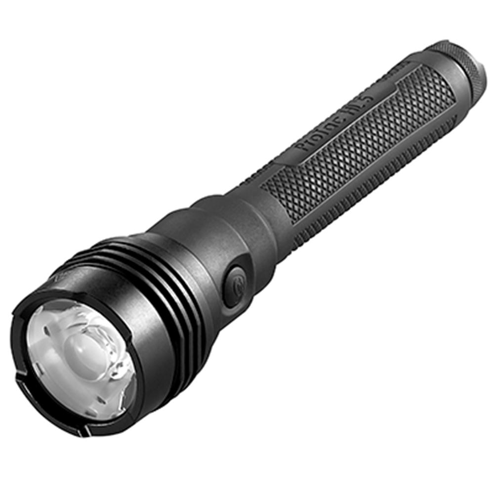 Streamlight Protac HL 5-X USB Flashlight 3500 Lumen Black Hanging Box Picture of Streamlight ProTac HL 5X 18650 USB Battery Dual USB Cord & wrist lanyard - Hanging Box