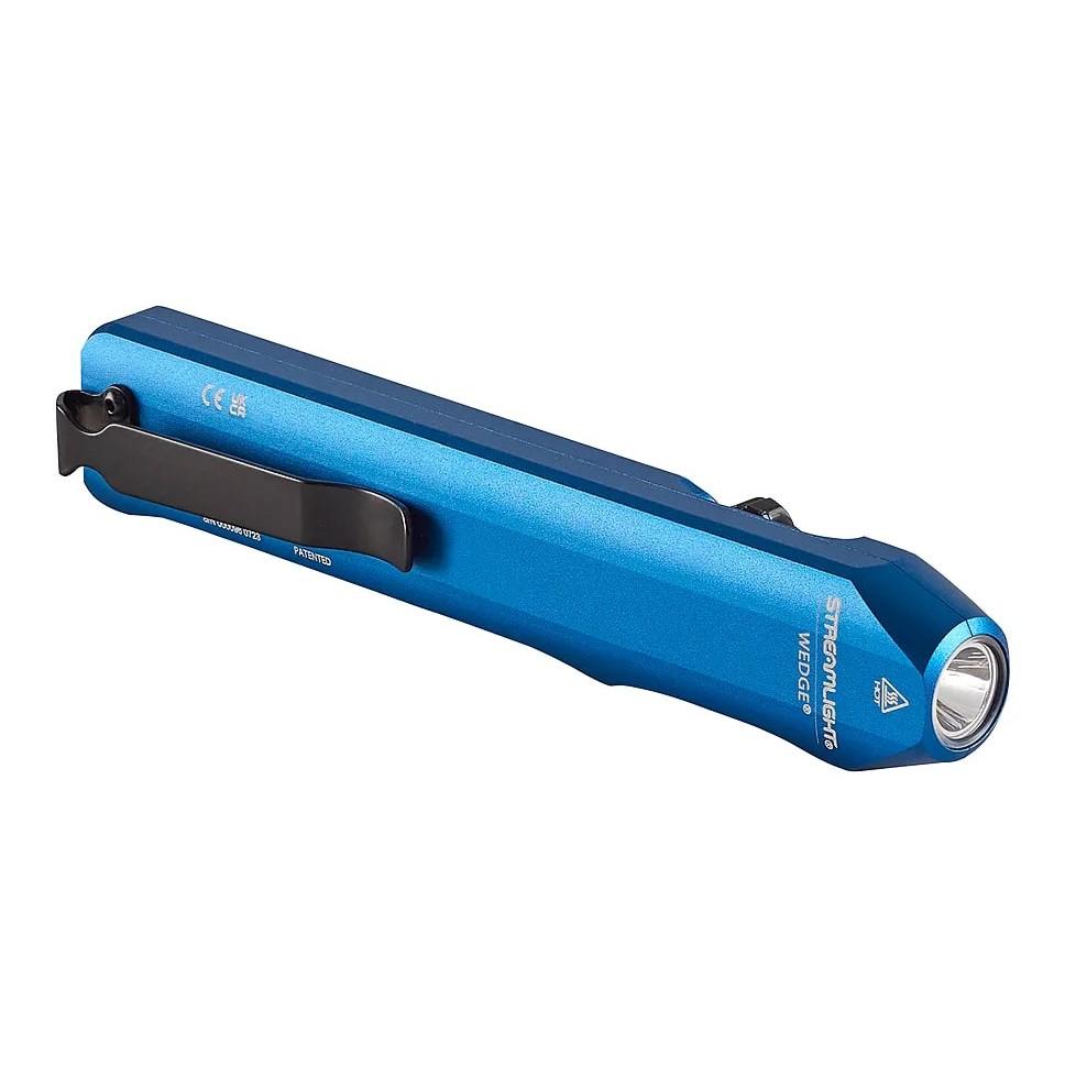 Streamlight Wedge Slim Everyday Carry Flashlight 300 Lumens Blue Picture of Streamlight Streamlight Wedge - Blue