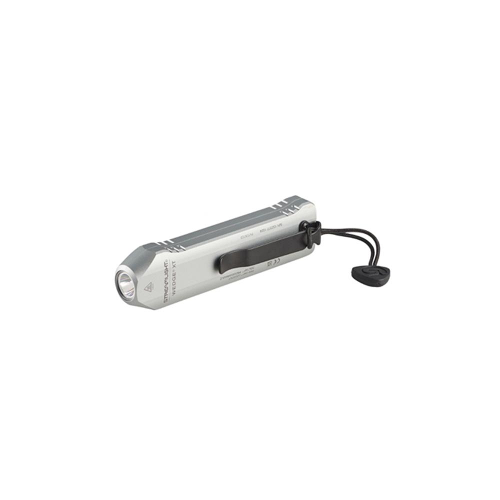 Streamlight Wedge XT Everyday Carry Flashlight 500 Lumens Silver Picture of Streamlight Streamlight Wedge XT - Includes USB-C cord and pocket lanyard - Silver
