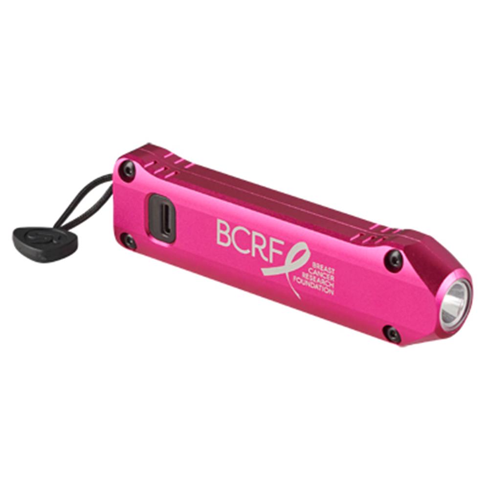 Streamlight BCRF Wedge XT Everyday Carry Flashlight 500 Lumen Pink Picture of Streamlight Streamlight Wedge XT w/USB-C cord and pocket lanyard - Pink (BCRF)