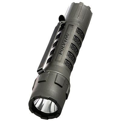 Streamlight PolyTac Tactical C4 LED Flashlight with Lithium Batteries Black Picture of Streamlight POLY TAC LED BLACK C4