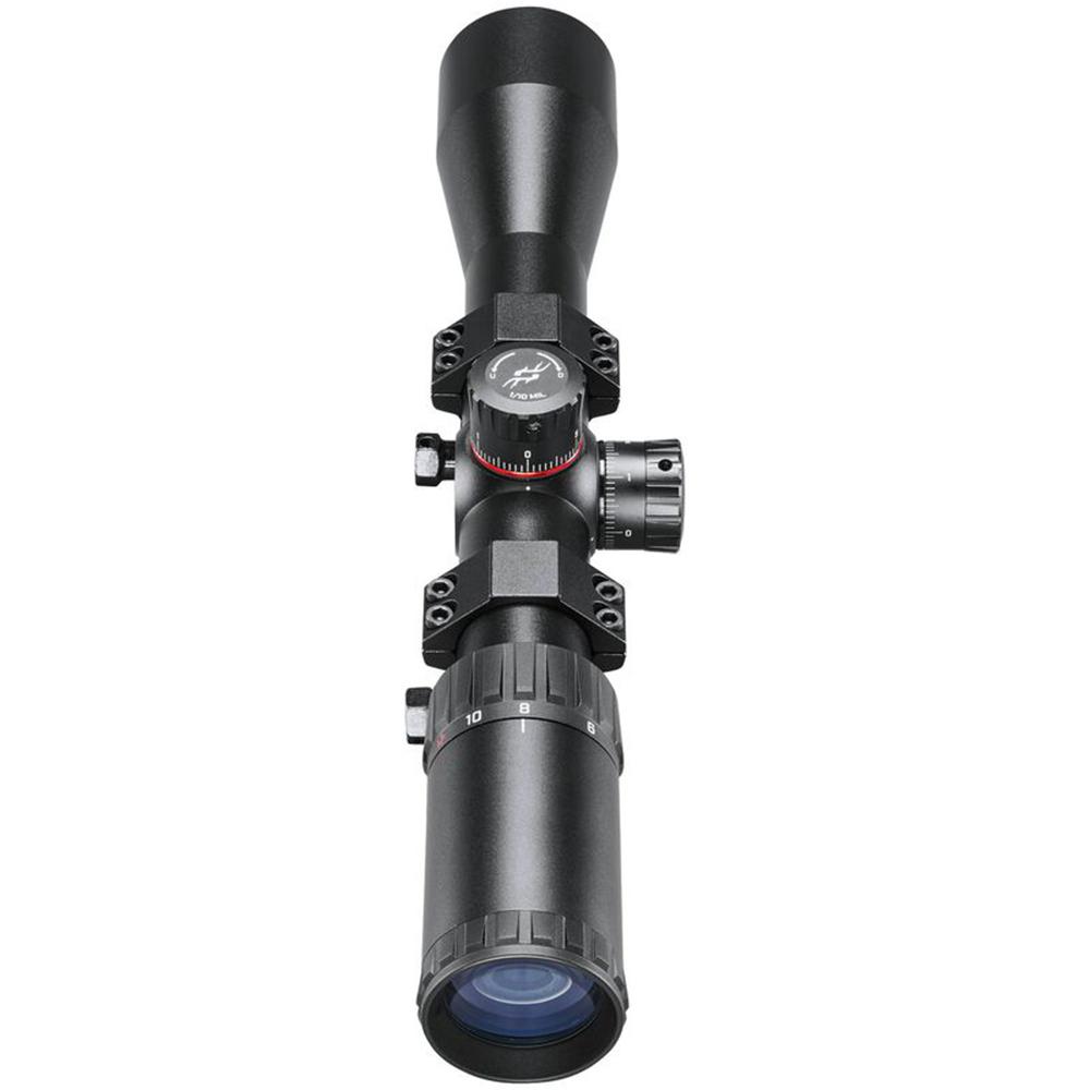Simmons Pro Target Rifle Scope 4-14x40 30mm SFP Mil Dot Black Picture of Simmons SIMMONS 4-12x40 ProTarget Black FC WP/FP T Turrets Box