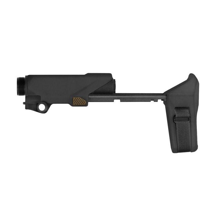 SB Tactical HBPDW Pistol Stabilizing Braces 9mm Black Picture of SB Tactical Honey Badger AR BRACE; BLACK; 9MM BUFFER/SPRING; SB LOGO